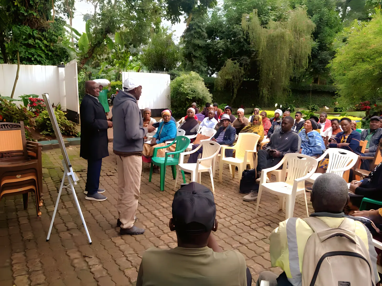 Prodaco outdoor farmer training workshop